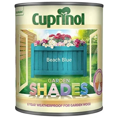 Image of Cuprinol Garden Shades Paint in Tester Pot 125 ml, Beach Blue