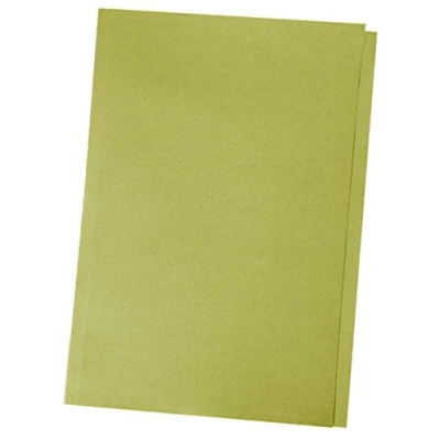 Image of 20 x A4 Foolscap Square Cut Folders Yellow Document Wallets