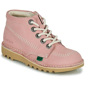 Image of Kickers Kick Hi Classic Ankle Boots with Zip Extra Comfortable Added Durability Premium Quality School Shoes, 2.5 UK, Child