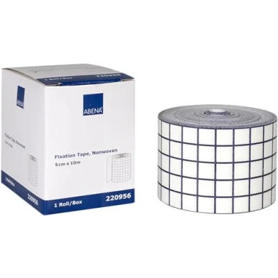 Image of ABENA Medical Tape 10mx5cm Surgical Tape1 Roll Similar to Micropore This Adhesive Plaster Can Also Be Used As Earring Tape, Nose Tattoo Grip Ear and More.