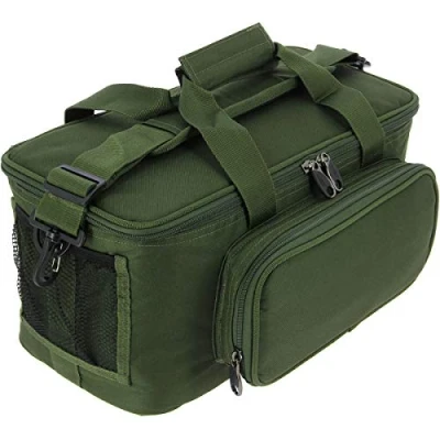 Image of DNA Leisure NGT Choose from Menu Carp Coarse Fishing Green Insulated Carryall Bait Tackle Camping Overnight Bag Brewbag Regular or Large (881 Carryall)