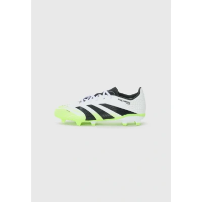 Image of adidas Performance Predator League Unisex Moulded stud football boots for kids, Size: 13.5K, White/core black/lucid lemon shoes