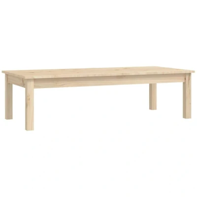 Image of vidaXL Coffee Table 110x50x30 cm Solid Wood Pine