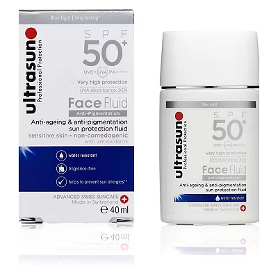 Image of Ultrasun Face Fluid Sun Protection Anti Pigmentation SPF50+ 40ml