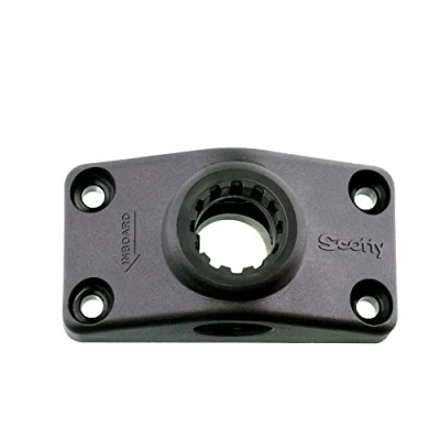 Image of Scotty Side/Deck Mounting Bracket, Black Boat rod holder
