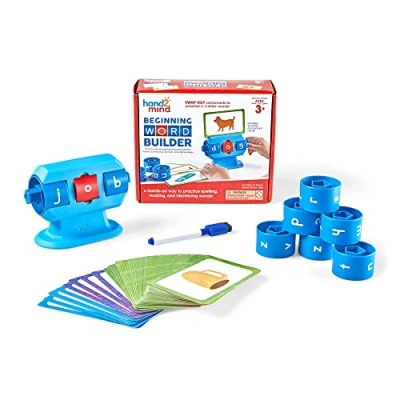 Image of Learning Resources Beginning Word Builder, The Hands On Way to Practise Spelling, Reading &amp; Identifying Words, Ages 3+