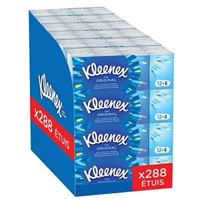 Image of Kleenex Original Regular per Pack 24 Packs of 12 Cases
