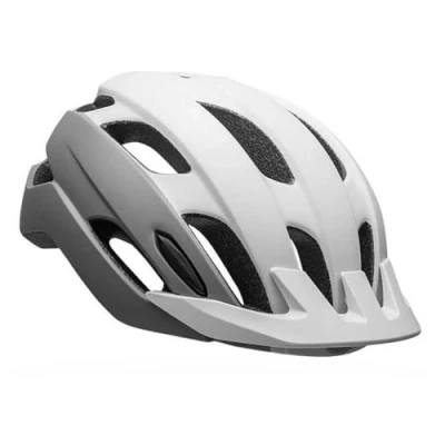 Image of Bell Trace Helmet 2022: Matte White/Silver Universal M/L 53 60cm