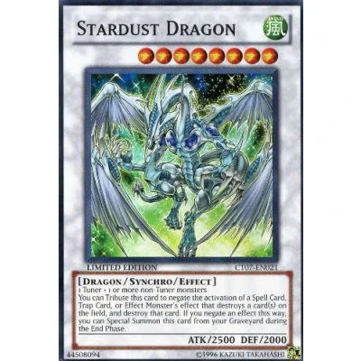 Image of YuGiOh PROMO STARDUST DRAGON super CT07 EN021 [Toy]
