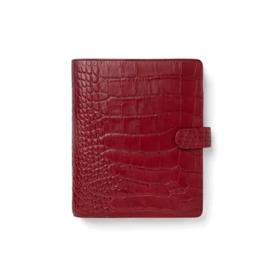 Image of Filofax A5 Classic Croc organiser Cherry