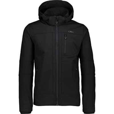 Image of CMP Man Jacket Zip Hood, Black, 60