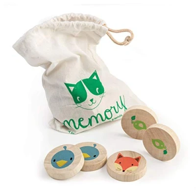 Image of Tender Leaf Toys quality sustainable wooden games for children perfect childrens gifts (Cat Memory)
