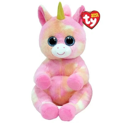 Image of TY Skylar Unicorn Beanie Bellies Medium 24cm Squishy Baby Soft Plush Toys Collectible Cuddly Stuffed Teddy