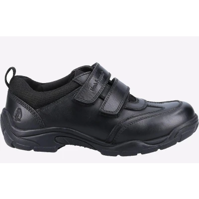 Image of Hush Puppies ALEC School Shoe Junior Uniform, Black, 12 UK Child