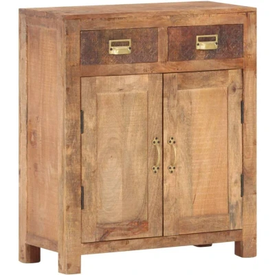 Image of vidaXL Sideboard 65x30x75 cm Solid Rough Mango Wood