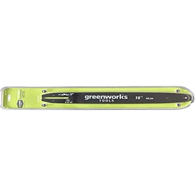 Image of Greenworks Original Guide Bar for Chainsaw (40 cm Replacement Suitablee the Chainsaws GD40CS40 and GD40CS18 of 40 V Series by Greenworks)