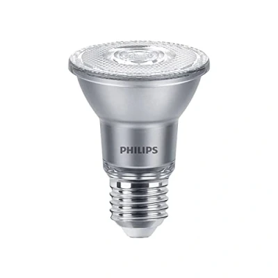 Image of Philips Master Value LED Bulb Reflector E27 PAR20 6W 500lm 40D 927 Extra Warm White Best Colour Rendering Dimmable Replaces 50W