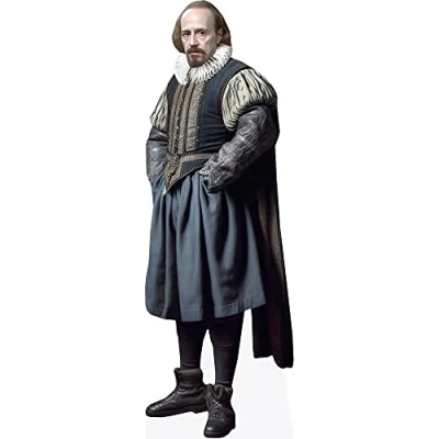 Image of William Shakespeare (Ruff Collar) Life Size Cutout