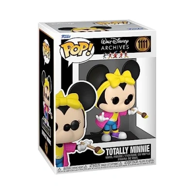 Image of Funko Pop! Disney: Minnie Mouse Totally (1988) Disney Standard Characters Collectable Vinyl Figure Gift Idea Official Merchandise Toys for Kids &amp; Adults TV Fans