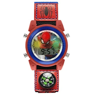 Image of Spiderman Unisex Child Digital Watch with Textile Strap SPD4586