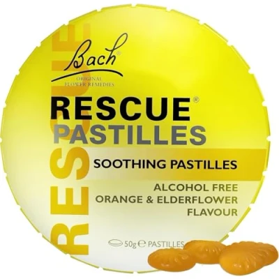 Image of BACH Rescue Remedy Pastilles Blackcurrent 50g (Pack of 2)