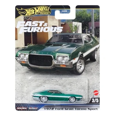 Image of Hot Wheels Fast &amp; Furious 1972 Ford Gran Torino Sport 3/5 HYP72