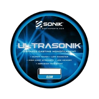 Image of Sonik UltraSonik Clear Mono Line Bulk Spool: 18lb