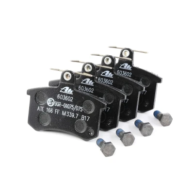 Image of 437698451, 443698451, 443698451A, 443698451B, 443698451C brake pad set ATE 13.0460 3602.2 excl. wear warning contact with caliper screws