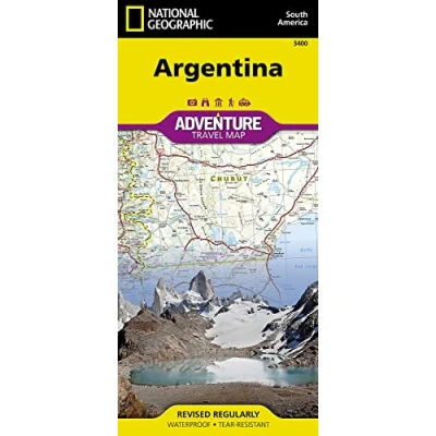 Image of Argentina Map: Travel Maps International Adventure Map (National Geographic Map)