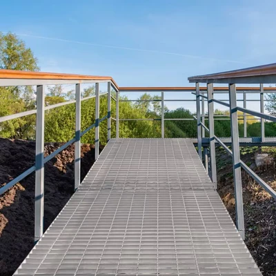 Image of Galvanised Grating Floor Forge Walkway Mesh Panel Grid Drainage Gutter Vent Heavy Duty Weatherproof Steel Zinc Coated 1000mm x 800mm 30mm 4mm Metal Thickness 800kg Load Capacity