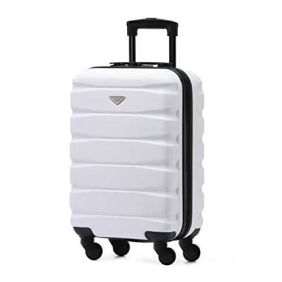 Image of Flight Knight Lightweight 4 Wheel ABS Hard Case Suitcases Cabin Carry On Hand Luggage Approved for Over 100 Airlines Including easyJet, British Airways, RyanAir, Virgin Atlantic, Emirates &amp; Many More