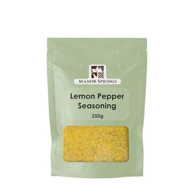Image of Lemon Pepper Seasoning 250g by Manor Springs