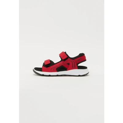 Image of Superfit Criss Cross Unisex Sandals for kids, Size: 330, Rot/schwarz shoes