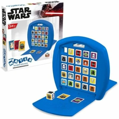 Image of Top Trumps Match Star Wars The Crazy Cube Game, Play with 15 of your favourite characters from Kylo Ren, Boba Fett, Chewbacca, Darth Maul and Stormtroopers, gift toy for ages 4 plus