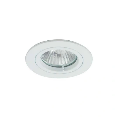 Image of Ansell Twistlock 50W GU10 IP44 White Die Cast Downlight