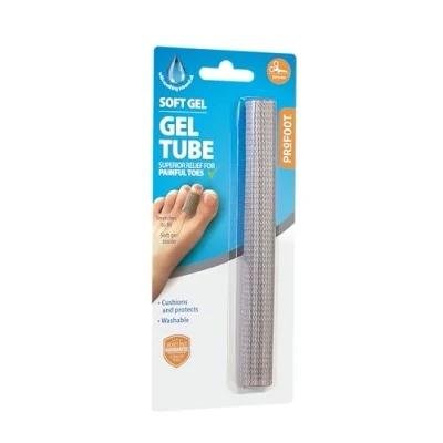 Image of Profoot Gel Tube Superior Relief for Painful Toes SoftGel Padding and Protection Corns, Bunions Hammer Toe 15cm, Cut to Size Washable &amp; Reusable Finger