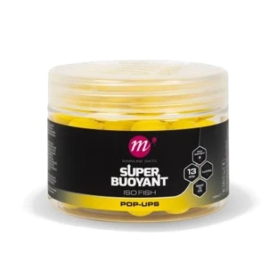 Image of Mainline ISO Fish Super Buoyant Pop ups Yellow 13mm