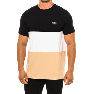 Image of Karl Lagerfeld Mens Short sleeve t shirt 755405 man Black Size 2XL