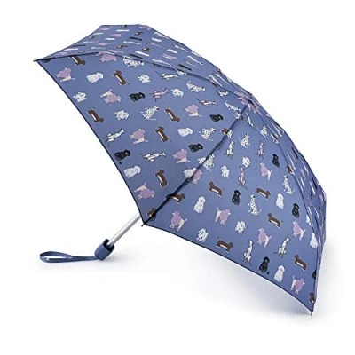 Image of Fulton Tiny Umbrella, Woof Print, Ultra Compact, Lightweight Wind Resistant Frame