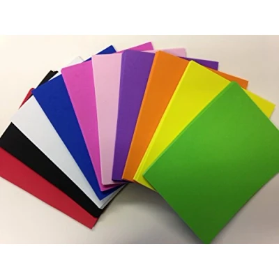 Image of A4 Funky Foam 10 Sheets Assorted Colours