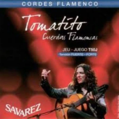 Image of CUERDAS GUITARRA FLAMENCA Savarez (T50J) Tomatito Tension Fuerte (Juego Completo)