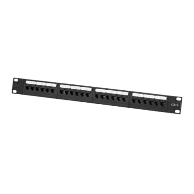 Image of KnightsBridge 19 inch 1U UTP CAT6 24 port Patch Panel