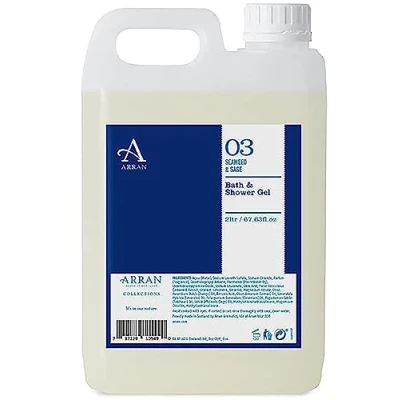Image of Arran Apothecary Seaweed &amp; Sage Luxury Bath Shower Gel with (2000ml)