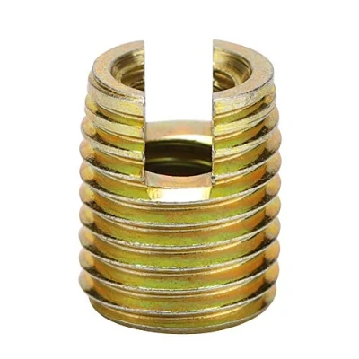 Image of 20Pcs Thread Inserts Carbon Steel Self tapping Insert Screw Repairing Accessories with Optional Size(Inner M6*1.0 Outer M10*1.5: 14mm / 0.6in)