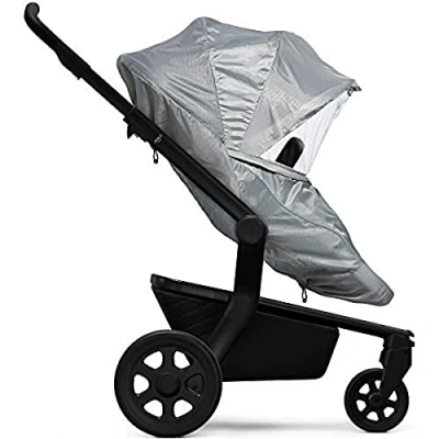 Image of Joolz Hub Raincover Accessory for Pushchair Dry Protection Easy to Fold Dries Quickly Compact Store Water Repellent Coating Grey