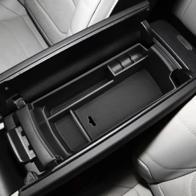 Image of YEE PIN C5 aircross 2023 Centre Console Organizer Tray Armrest Compatible with Citroen 2018 2022, Secondary Storage Box Insert Glove Compartment Car Accessories