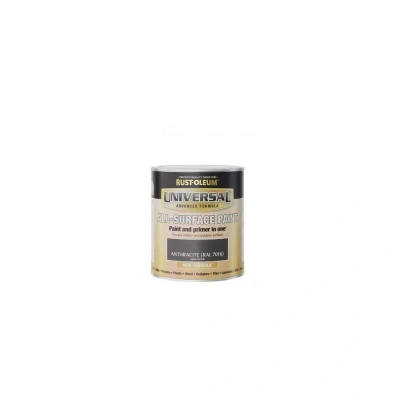Image of Rust Oleum Universal Paint Satin Anthracite 750ml