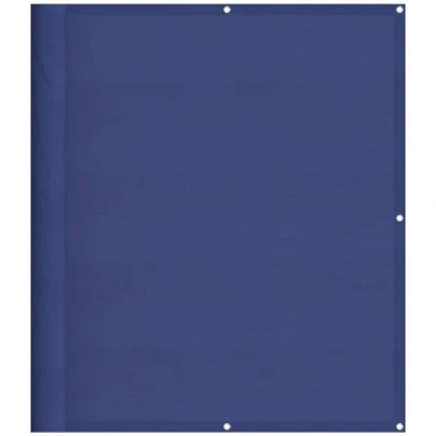 Image of vidaXL Balcony Screen Blue 120x800 cm 100% Polyester Oxford