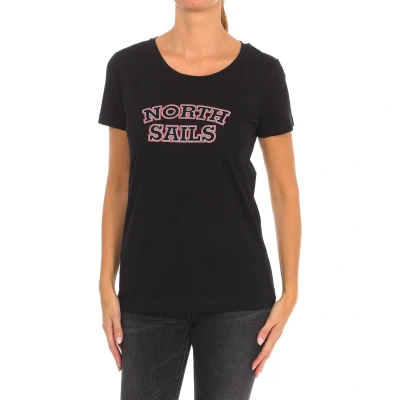 Image of North Sails Womenss short sleeve t shirt 9024320 Black Size X Large