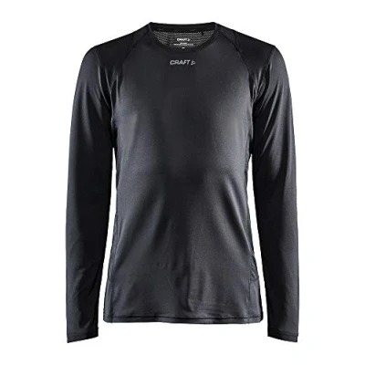 Image of Craft Training Advance Essence Ls Jerseys Black, 2X Large